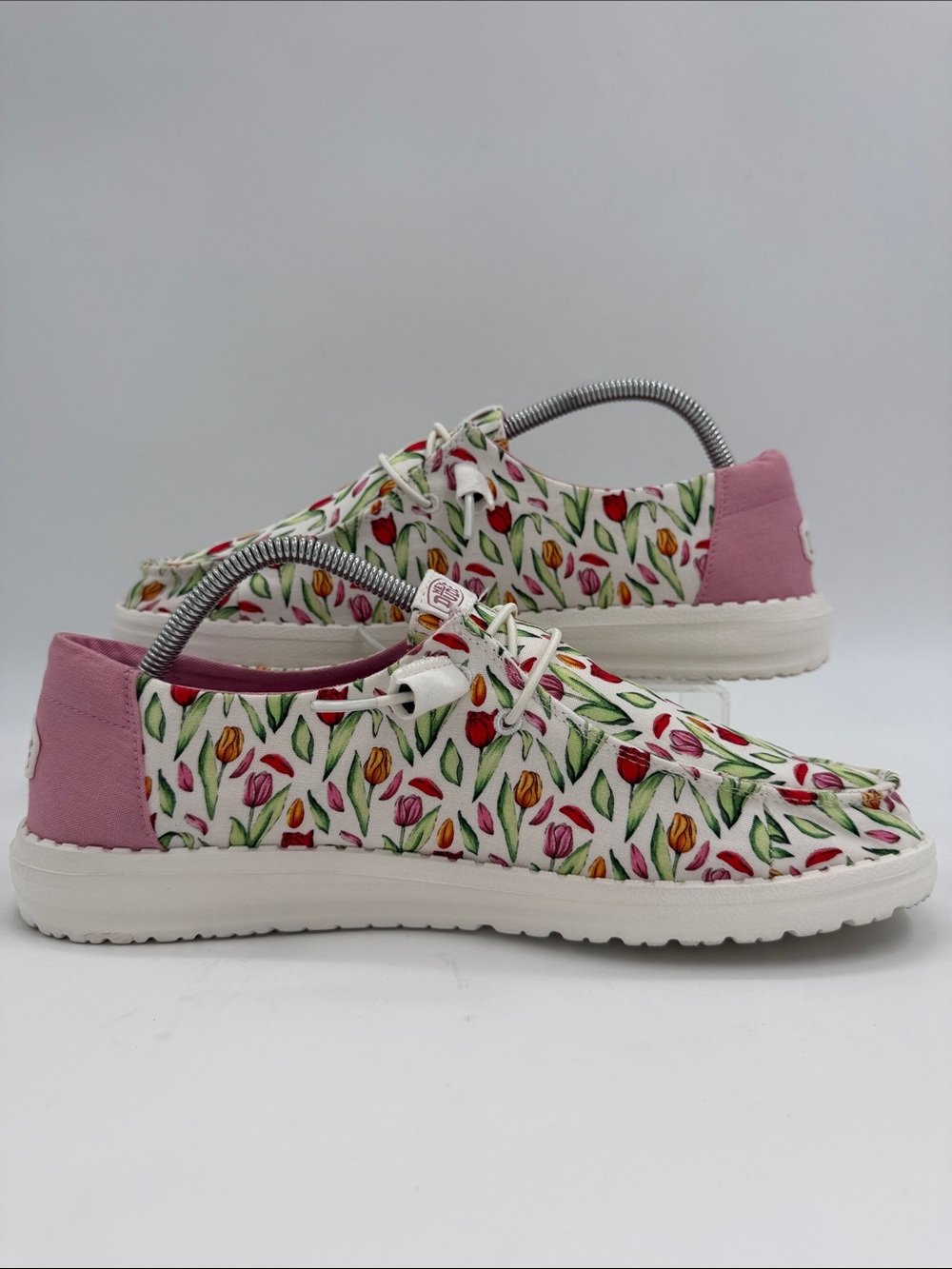 HEYDUDE Women's Size 11.0 Wendy Tulip Bouquet Slip-On Loafer - Picture 2 of 16